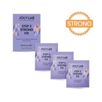 Step 2 Strong Набор средств для ламинирования бровей и ресниц Joly:Lab 3 шт. х 2 мл