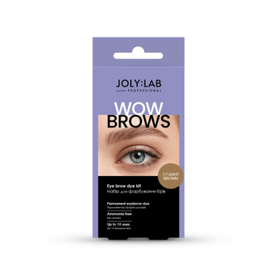 Набір для фарбування брів Wow Brows 7.7 Light Brown Joly:Lab