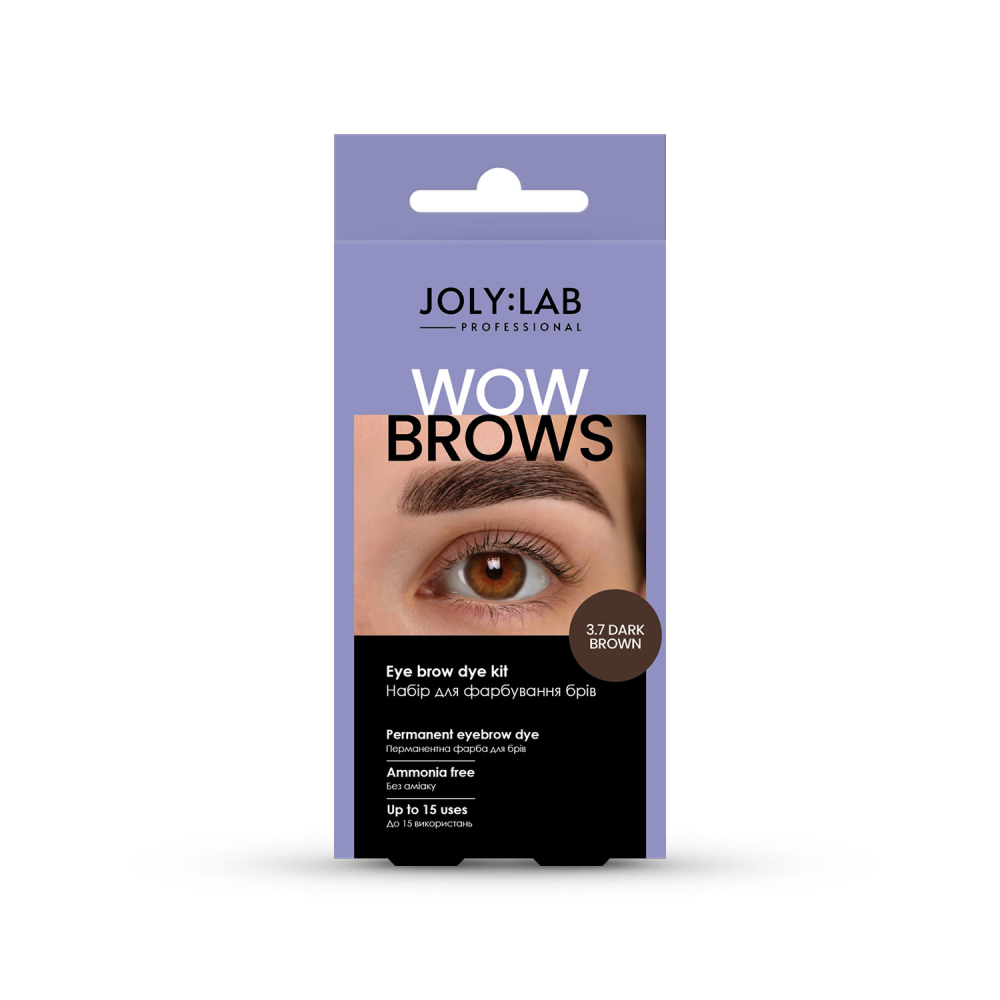 Набір для фарбування брів Wow Brows 3.7 Dark Brown Joly:Lab