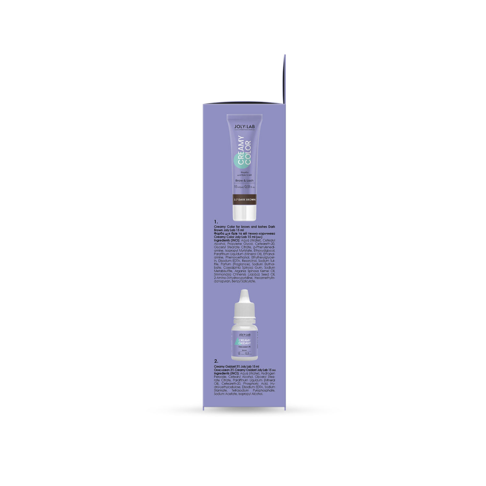 Набір для фарбування брів Wow Brows 3.7 Dark Brown Joly:Lab - фото 4