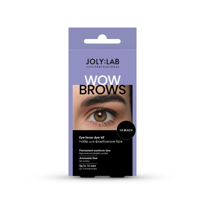 Набор для окрашивания бровей Wow Brows 1.0 Black Joly:Lab
