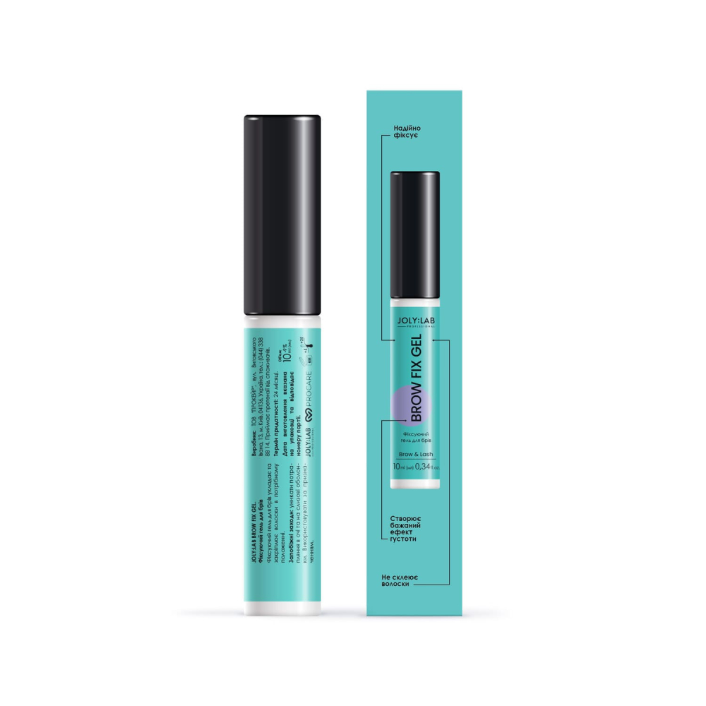 Фіксуючий гель для брів Brow Fix Gel Joly:Lab 10 мл - фото 4