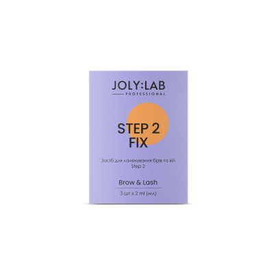 Step 2 Набір засобів для ламінування брів та вій Joly:Lab 3 шт. х 2 мл