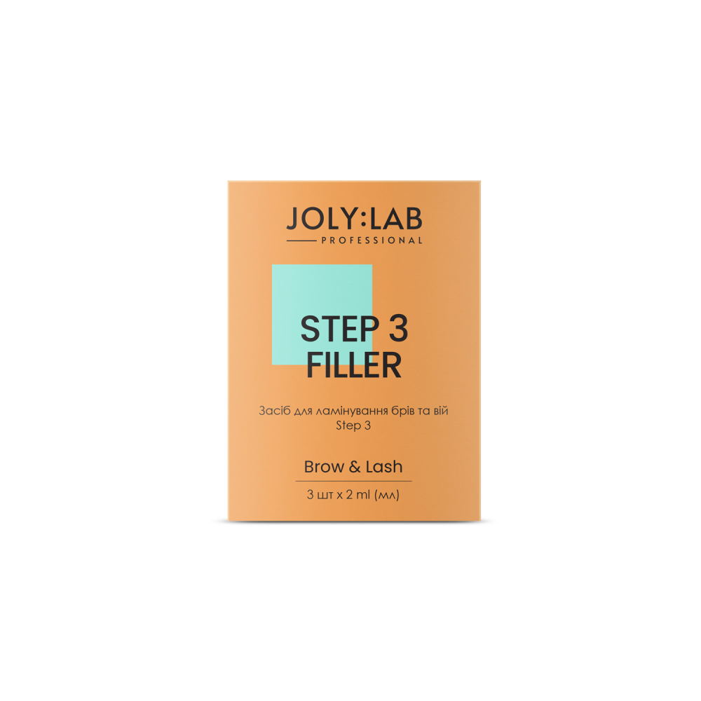 Step 3 Набір засобів для ламінування брів та вій Joly:Lab 3 шт. х 2 мл