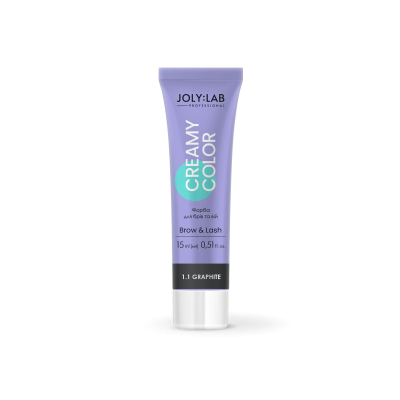 Фарба для брів та вій графітова Creamy Color Joly:Lab 15 мл