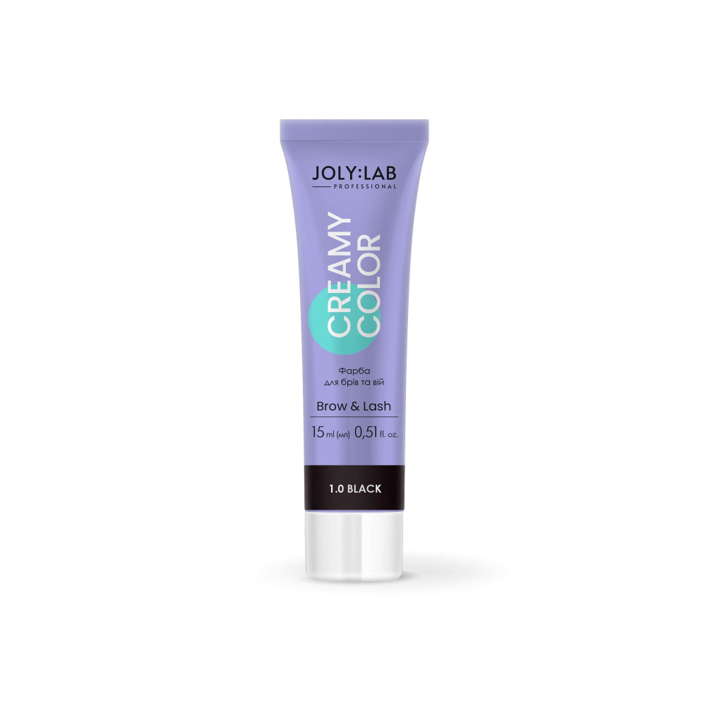 Краска для бровей и ресниц черная Creamy Color Joly:Lab 15 мл - фото 4