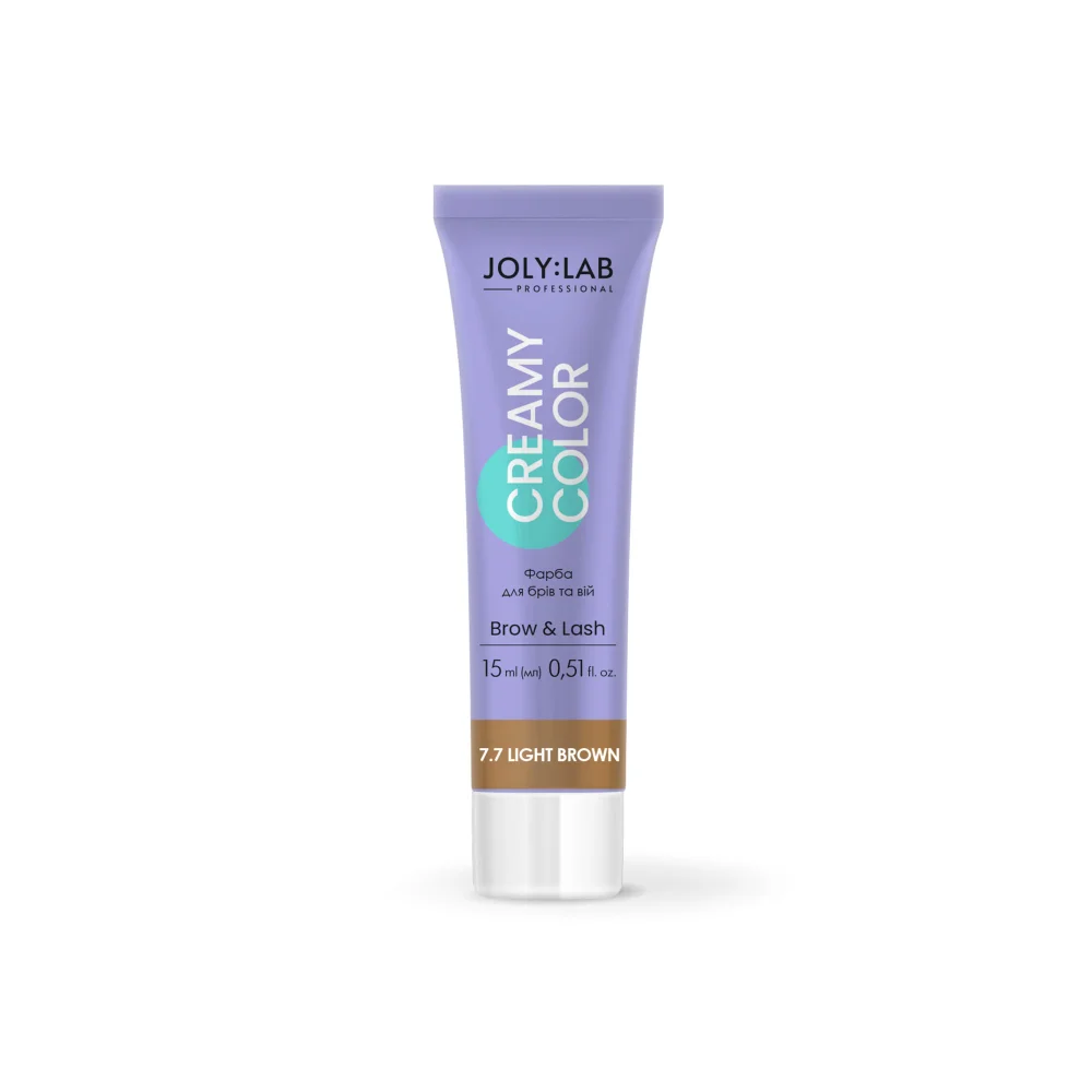 Краска для бровей и ресниц светло-коричневая Creamy Color Joly:Lab 15 мл - фото 5