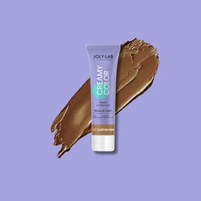 Краска для бровей и ресниц светло-коричневая Creamy Color Joly:Lab 15 мл